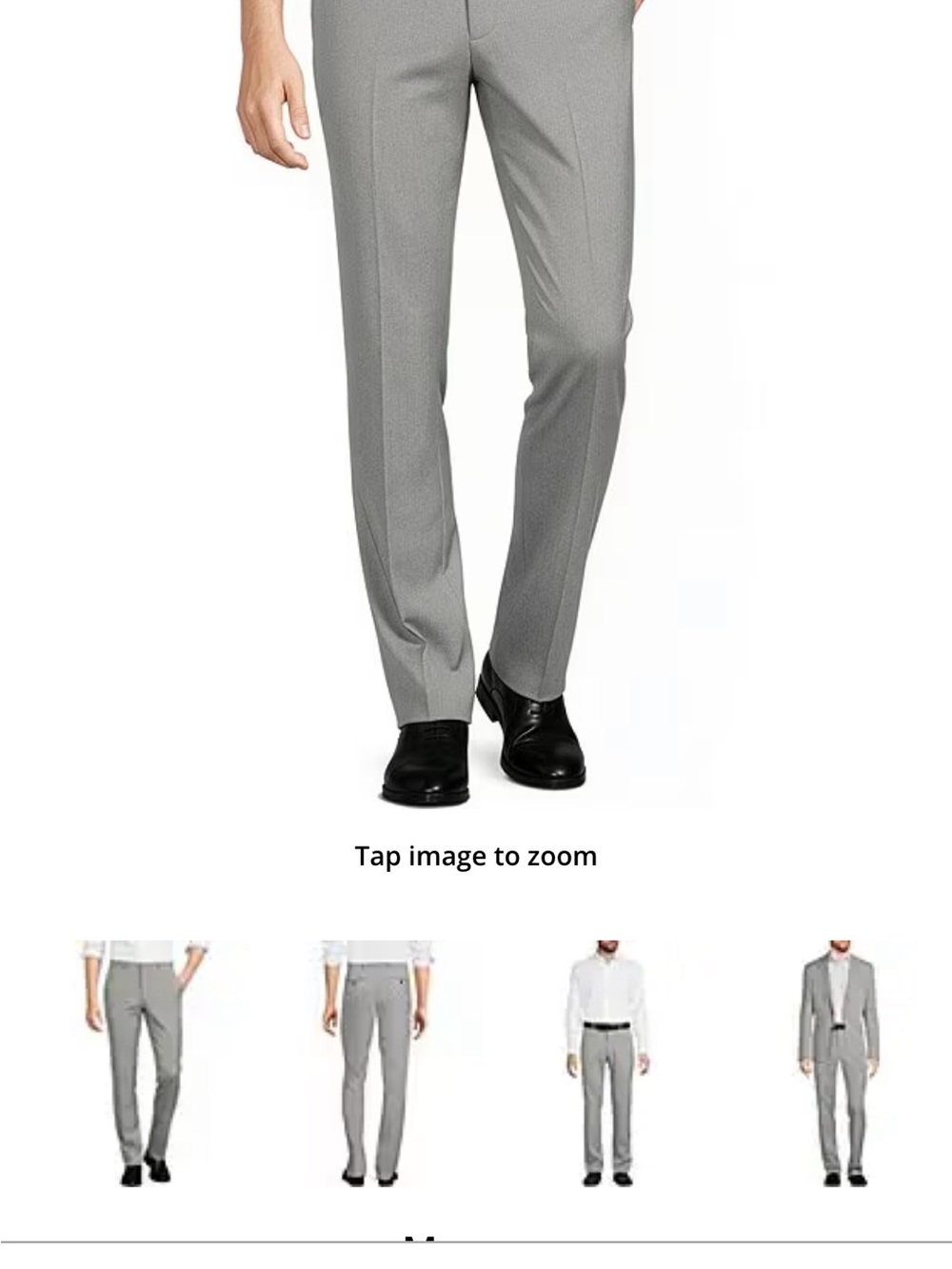 Murano Light Gray Men's Dress Pants